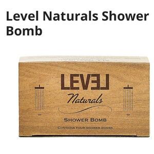 Level Naturals Shower Bomb 4-pak